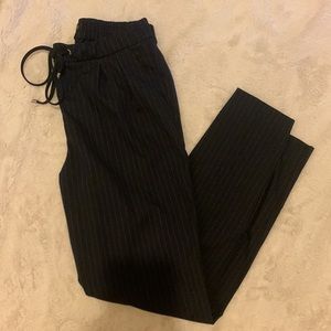 Dynamite Black Pinstripe Trouser Jogger Size XS